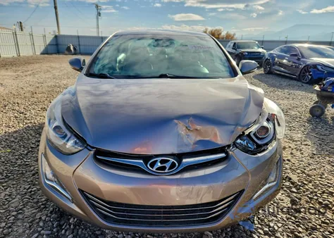 2015 Hyundai Elantra Se из США, поврежденный, VIN 5NPDH4AEXFH628199